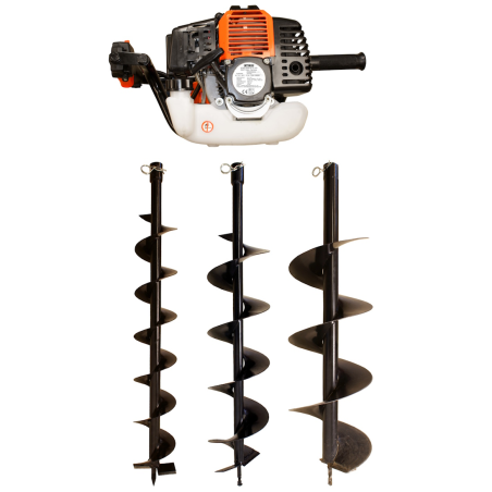 Tarière thermique 51.7cm³ avec 3 mèches I ALTRAD ATIKA